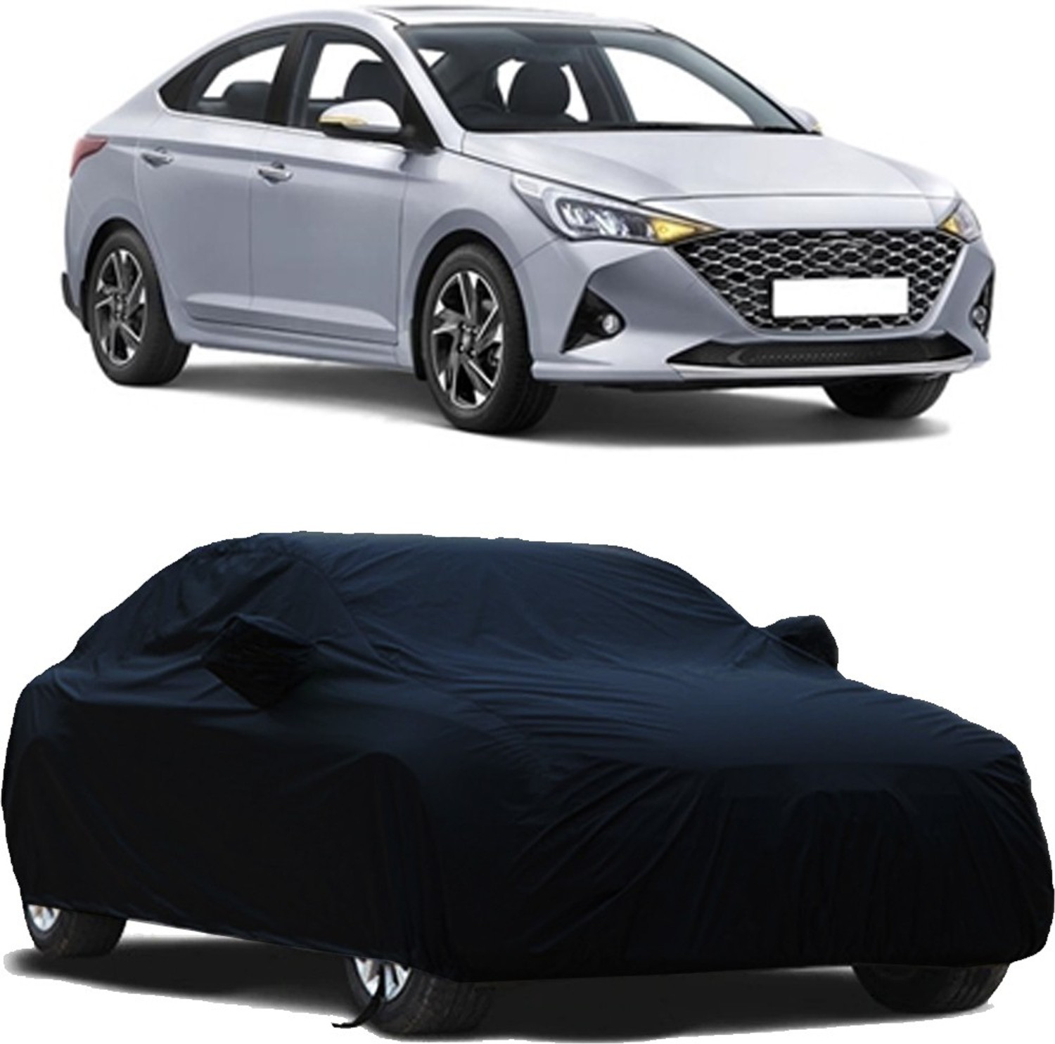 Starie Car Cover For Hyundai Verna (With Mirror Pockets) 1