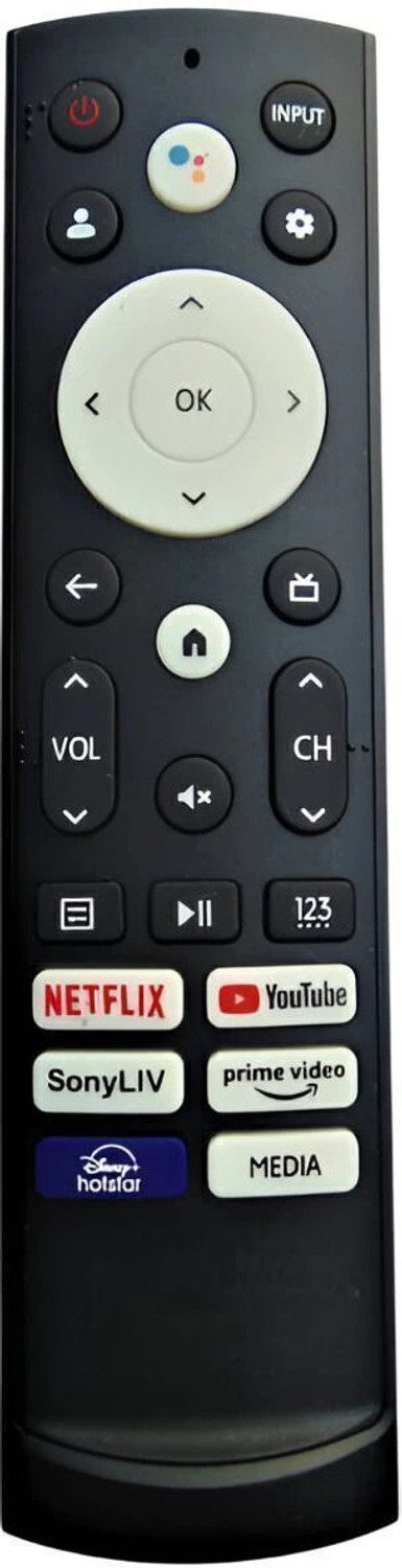 Hicle Tv Series Universal Ir Tv Remote For Erf3T920H–Netflix,Youtube,Prime Keys Hisense, Led/4K Smart Tvs Remote Controller 19