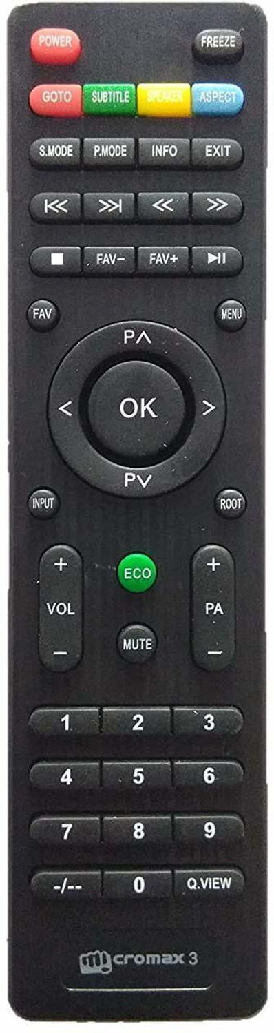 Shieldguard Universal Remote Control No. 11, Compatible For Micromax Led/Lcd Tv Remote Controller 1