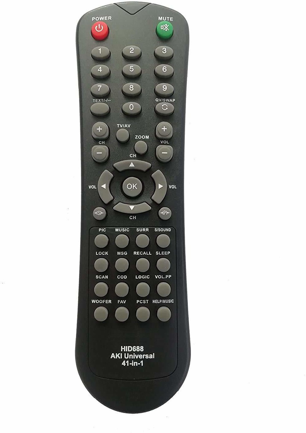 Shieldguard Universal Tv Remote Control No. 274, Compatible For Akai Remote Controller 1