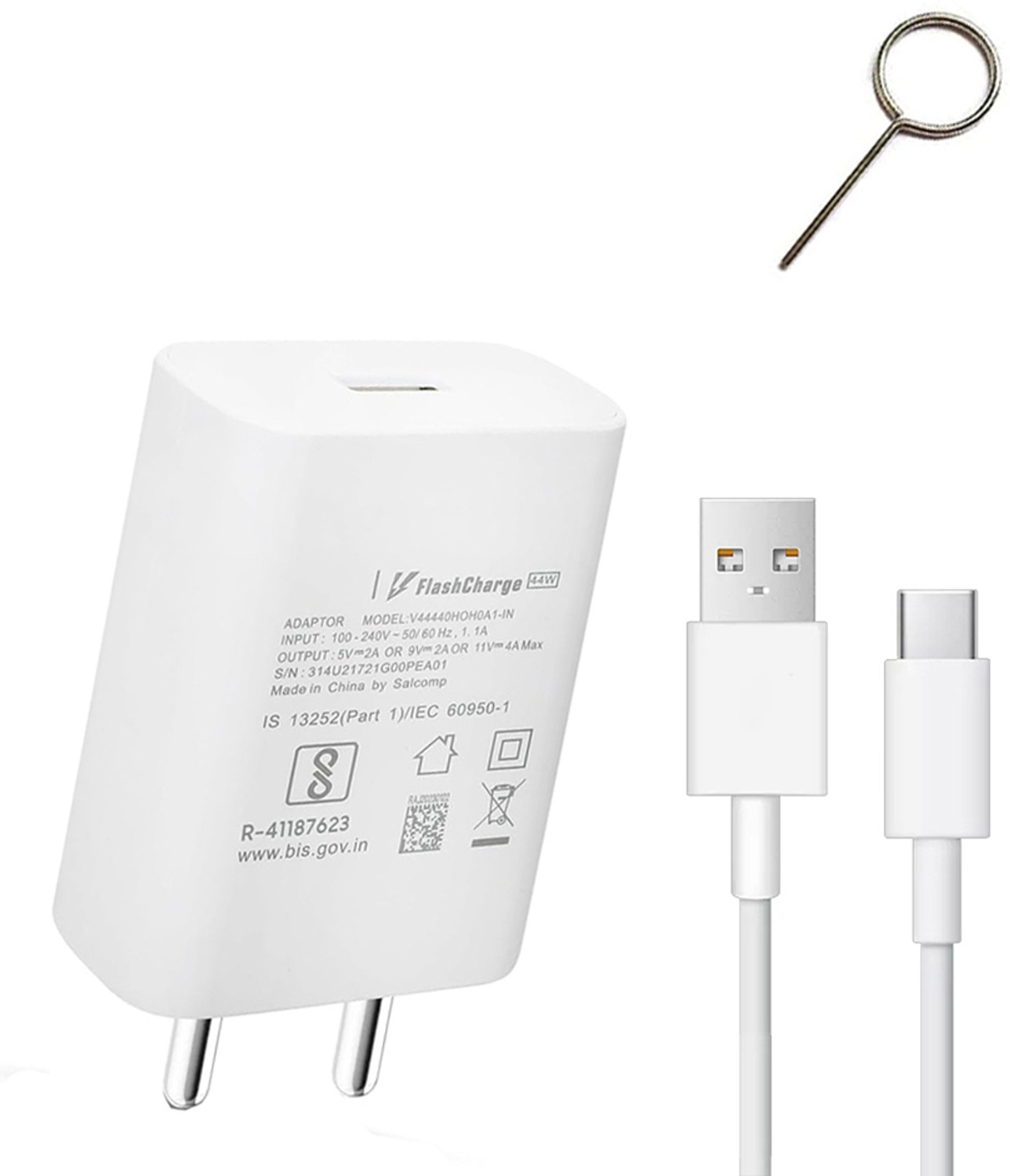 Eynk Cable Accessory Combo For Vivo T1 5G/T1 Pro 5G/T1X/T3X/T2 5G/T2X 5G/V20/V21 5G/V21E/V23/X60 5