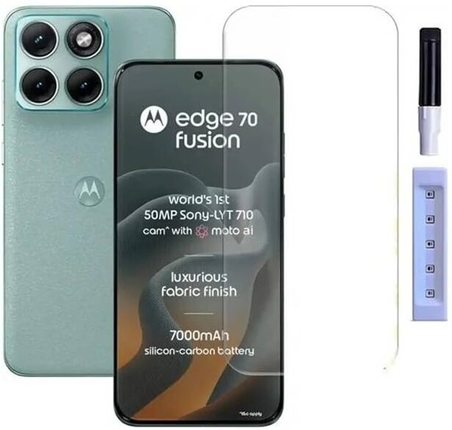 Flipkart Smartbuy Edge To Edge Tempered Glass For Motorola Edge 70 Fusion 5G, Moto Edge 70 Fusion 5G 1