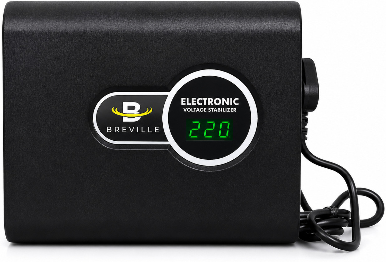 Breville Voltage Stabilizer For Refrigerator Up To 600L And Led Tv Up To 80 Inch, 90V-300V Working Range, Digital Display, Overload Protection, (Ms0590) 3