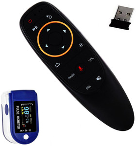 13-Hi-13 Wireless Remote Bluetooth Air Mouse With Gyroscope Voice Function Free Oximeter All Smart Tvs Are Compatible Remote Controller - 13-Hi-13 9