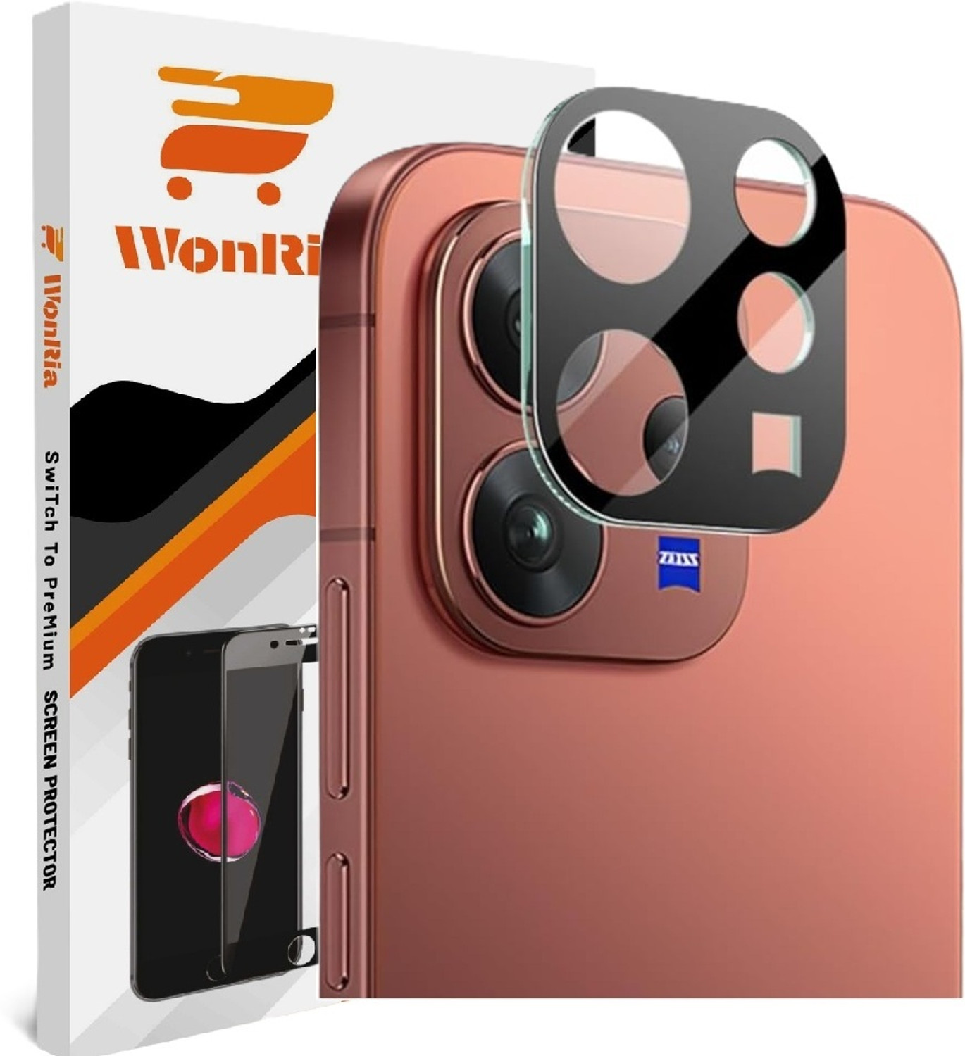 Wonria Back Camera Lens Glass Protector For Vivo V70 5G, Vivo V70 Elite 5G 3