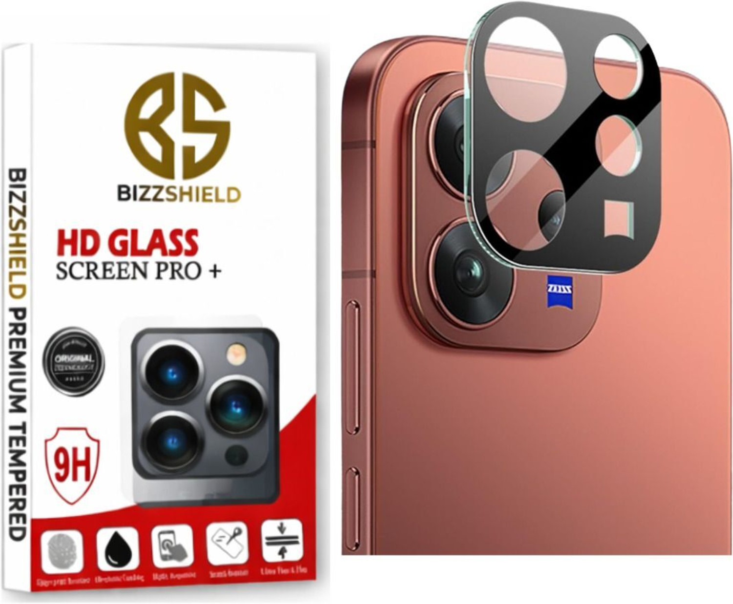 Bizzshield Back Camera Lens Ring Guard Protector For Vivo V70, Vivo V70 Elite, Camera Lens Protector 1