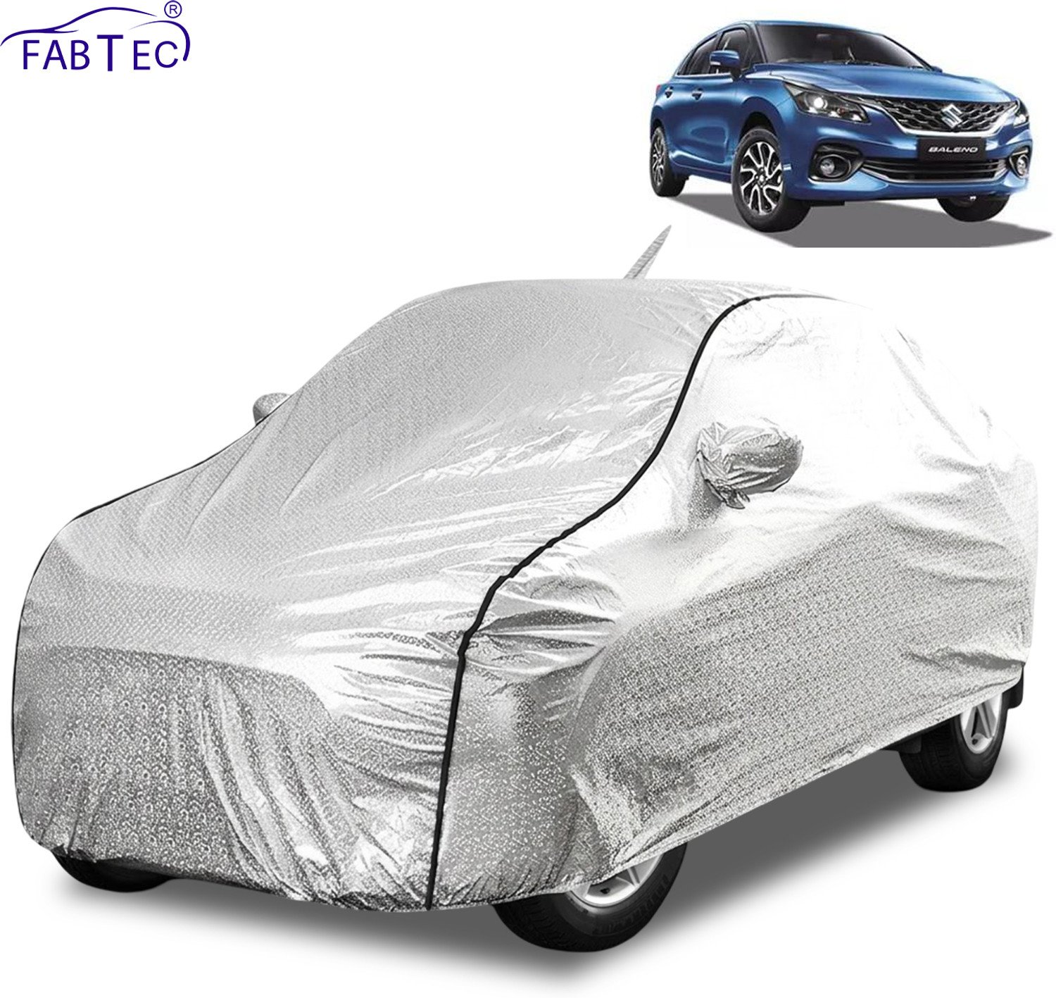 Fabtec Car Cover For Maruti Suzuki Baleno (With Mirror Pockets) 27