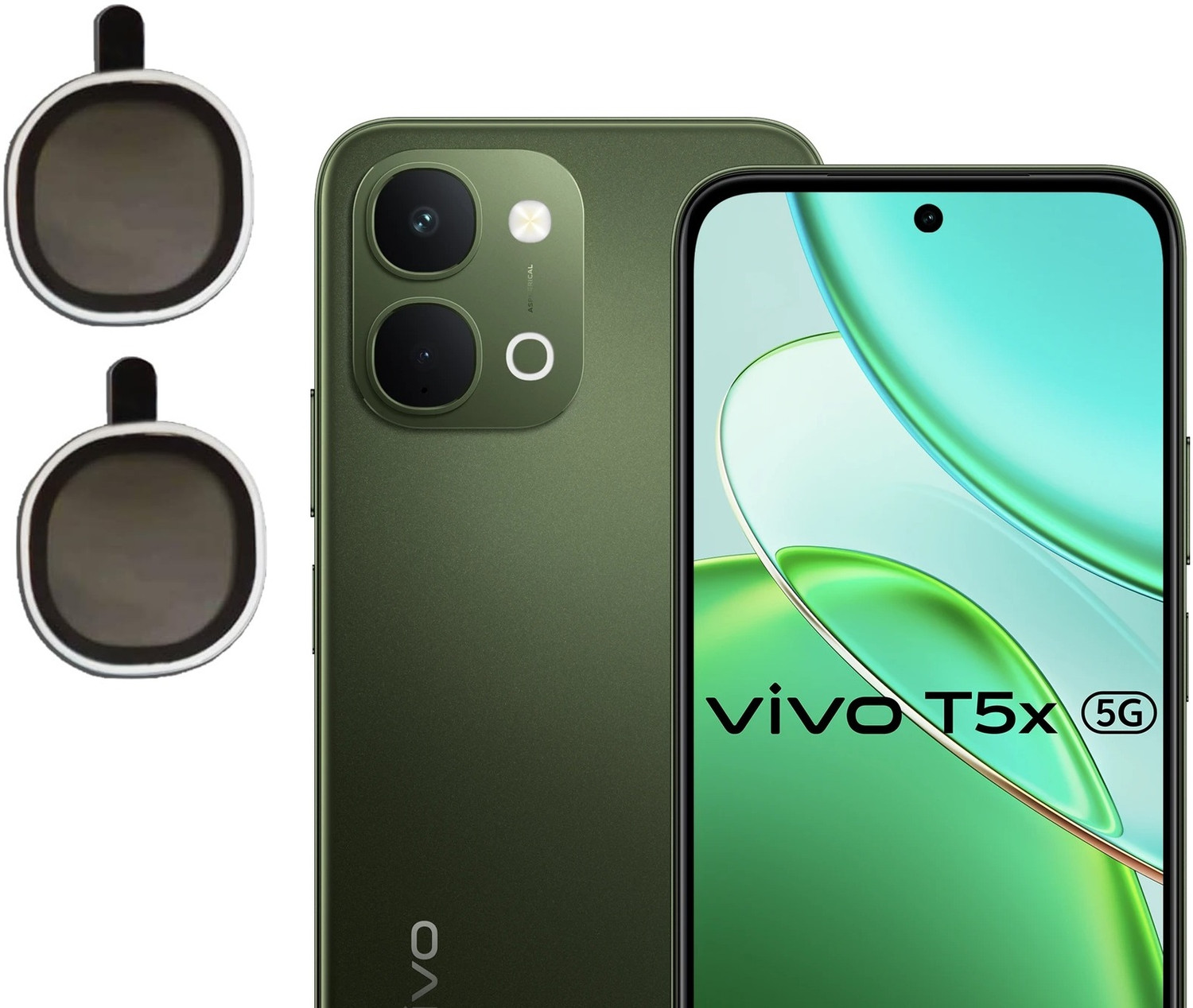 O2Mg Back Camera Lens Glass Protector For Vivo T5X 5G 1