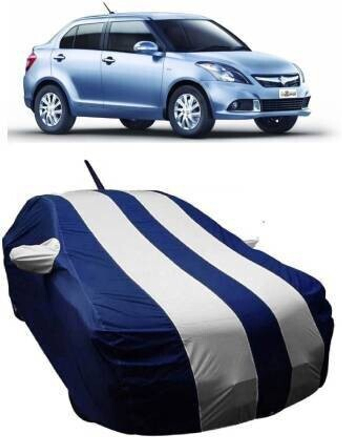 Wpc Car Cover For Maruti Suzuki Swift Dzire (With Mirror Pockets) 3