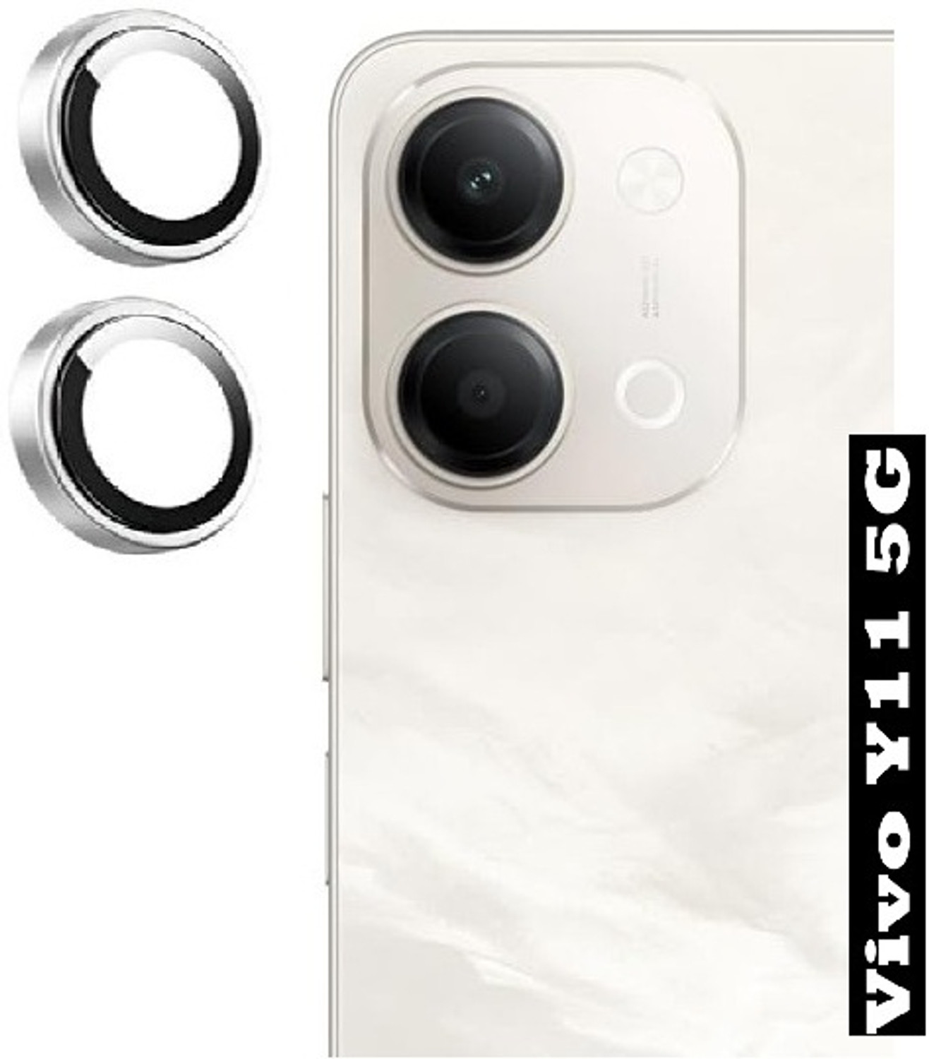 O2Mg Back Camera Lens Glass Protector For Vivo Y11 5G 5