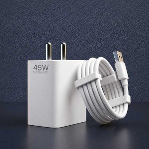 Ahinaom 45 W Supervooc 4.4 A Wall Charger For Mobile With Detachable Cable - Ahinaom 1