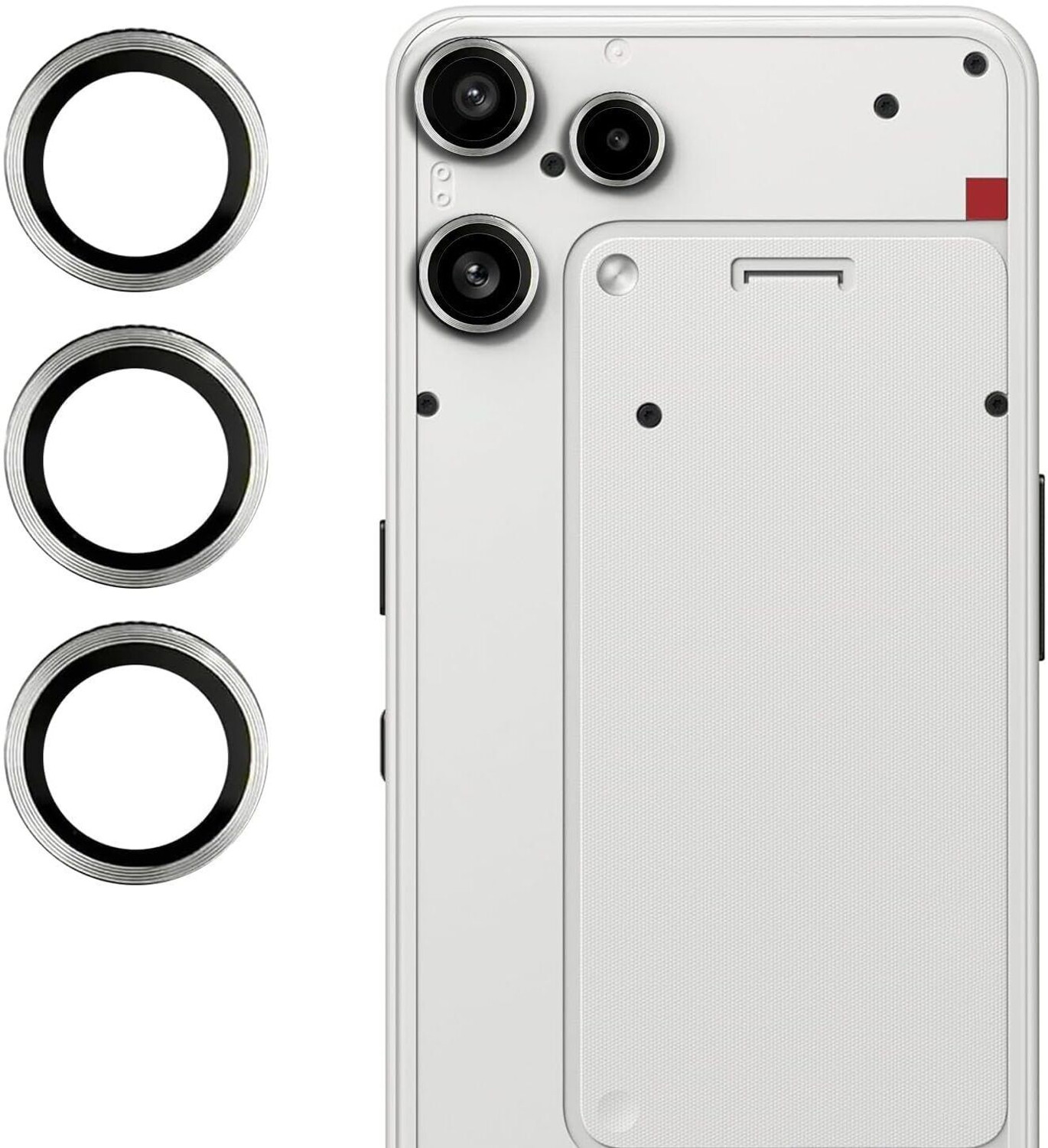 Dc Deal Clues Back Camera Lens Ring Guard Protector For Nothing Phone 3A Lite Camera Lens Glass Protector Tempered Glass Film Frame 59
