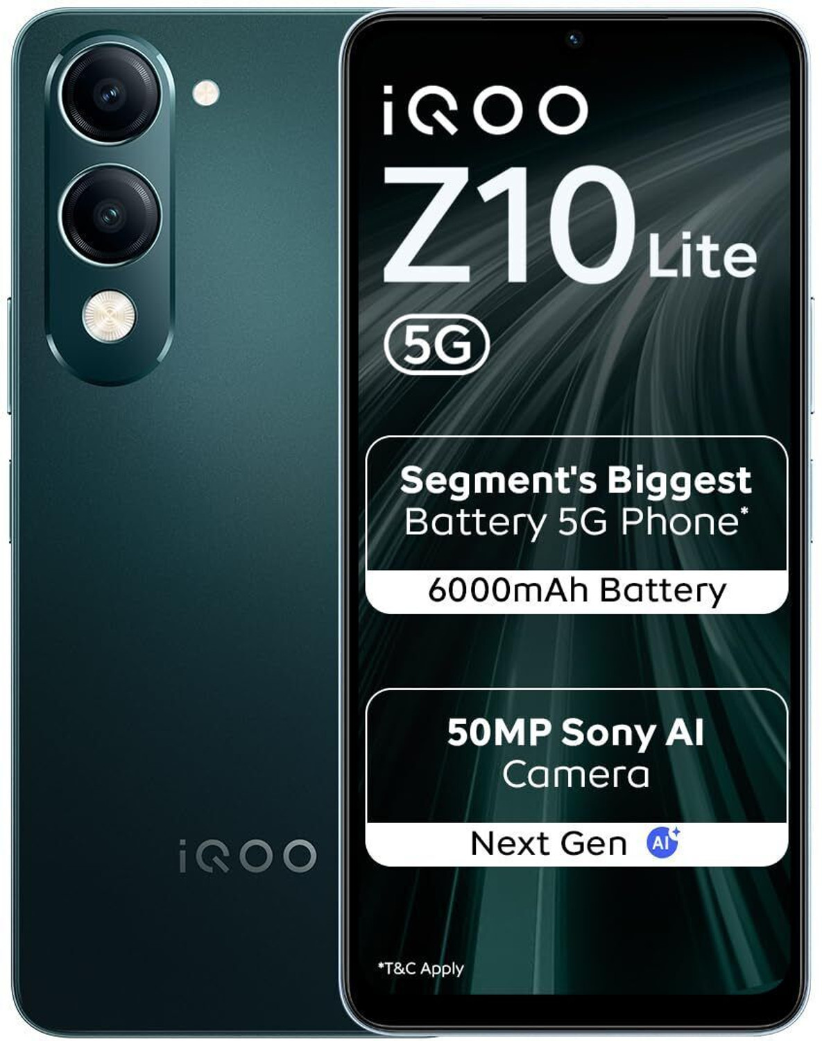 Iqoo Z10 Lite 5G (Cyber Green, 64 Gb) 3
