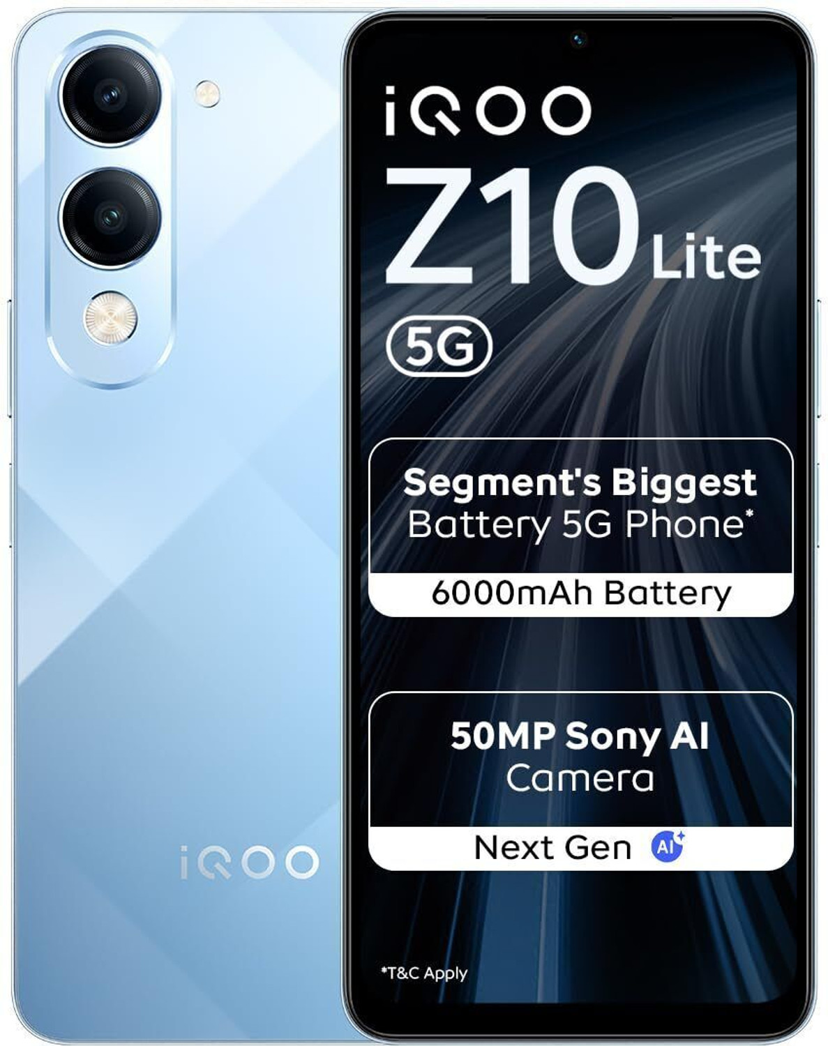 Iqoo Z10 Lite 5G (Titanium Blue, 64 Gb) 1